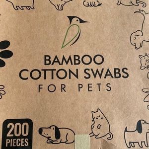 Bamboo double sided swabs for Any Aminal